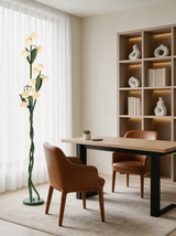 Orchid Stem Floor Lamp — desk lifestyle
