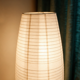 Sora Rice Paper Floor Lamp — shade texture detail