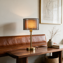 Milan Double-Shade Table Lamp — console lifestyle angle 2