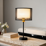 Milan Double-Shade Table Lamp — counter lifestyle