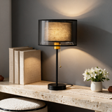 Milan Double-Shade Table Lamp — counter lifestyle angle 2