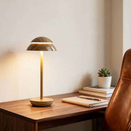Nomad Cordless Table Lamp — desk lifestyle