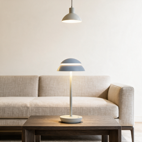 Nomad Cordless Table Lamp — living room lifestyle 2