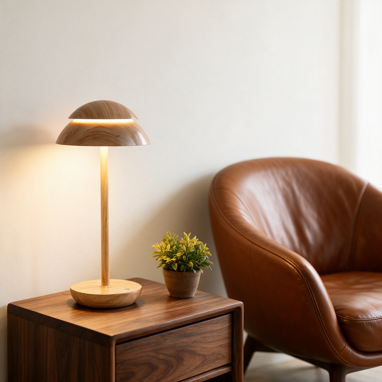 Nomad Cordless Table Lamp — living room lifestyle 4