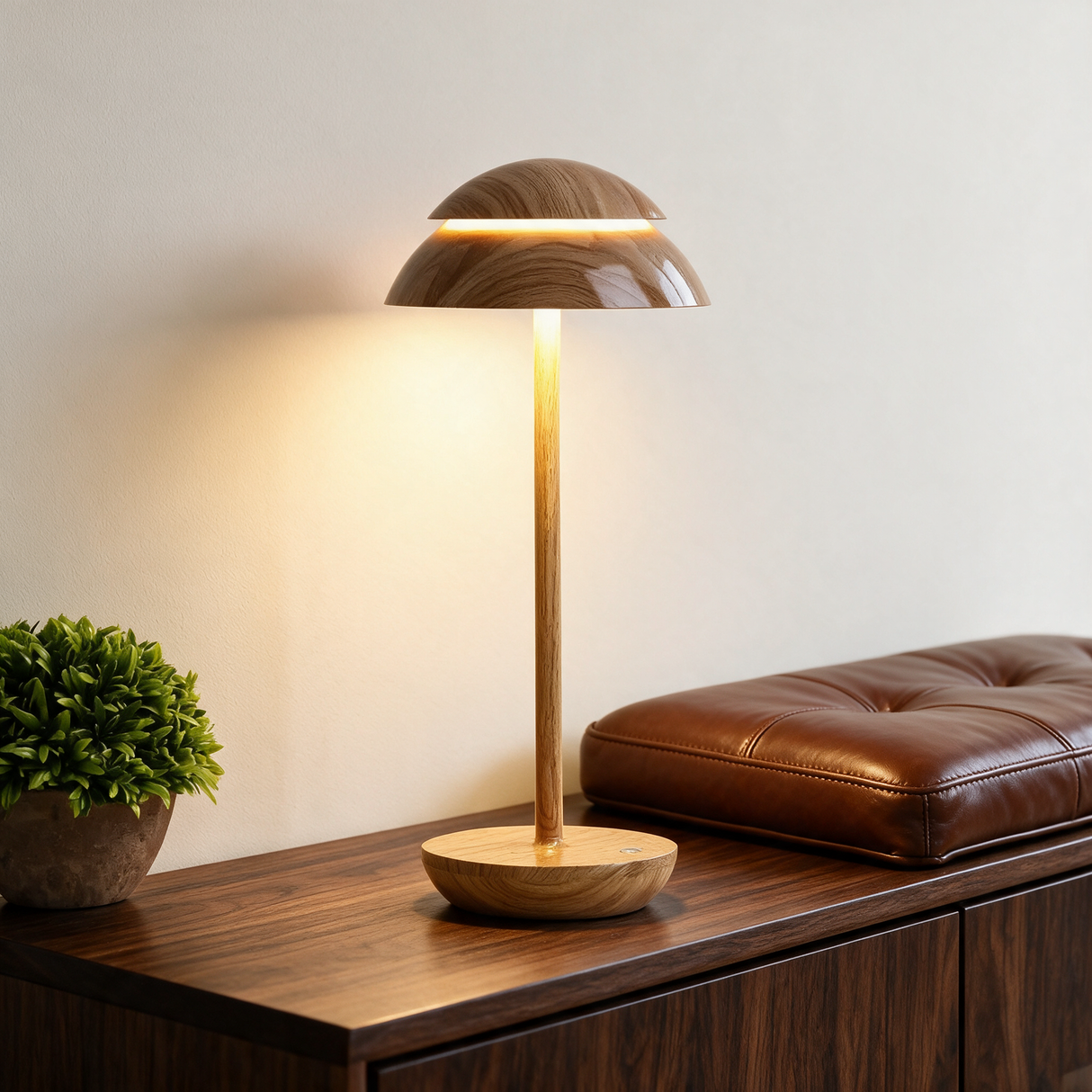 Nomad Cordless Table Lamp — console lifestyle