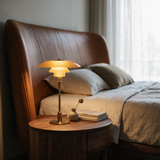 Nordic Glass Table Lamp — bedside lifestyle