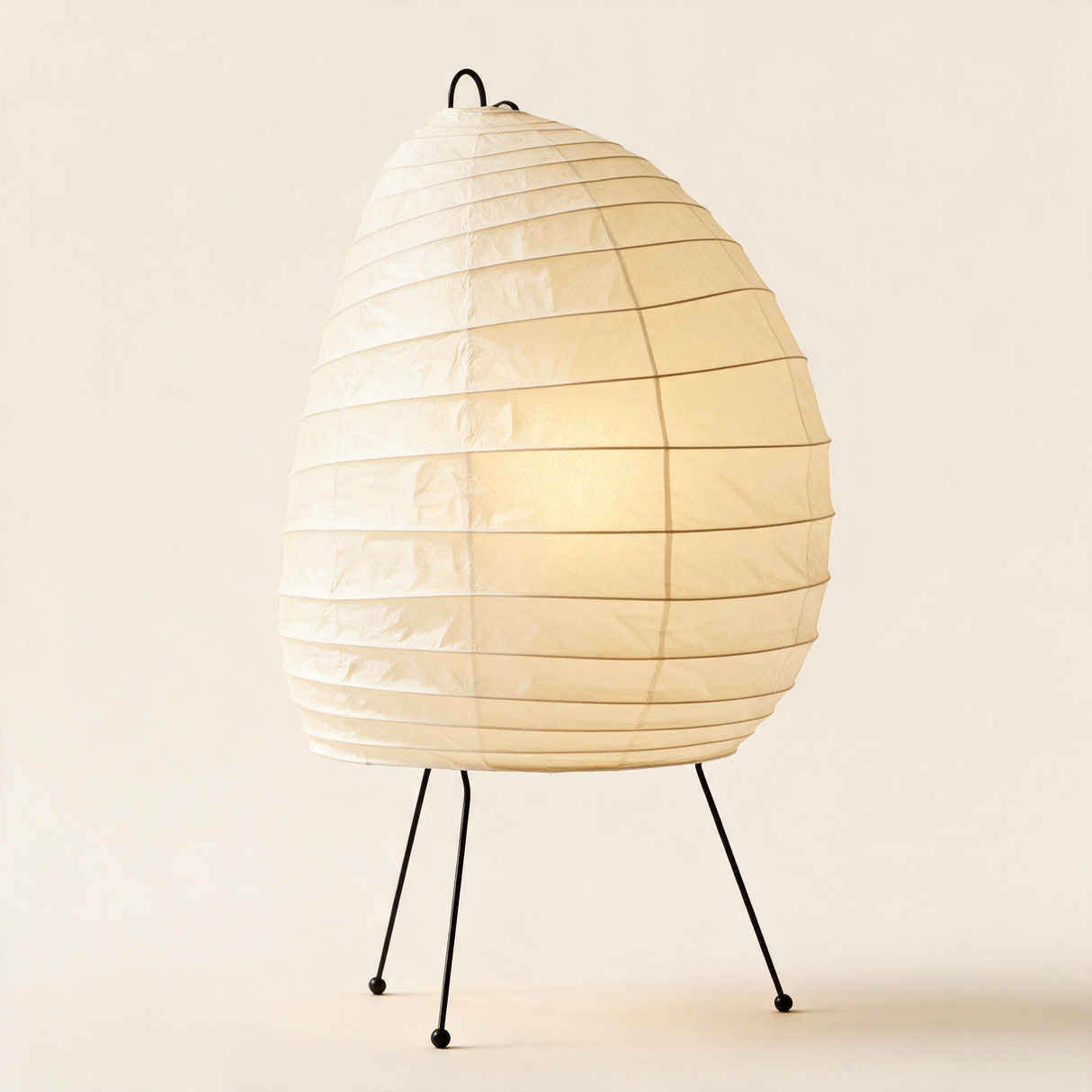 Washi Tripod Table Lamp — texture detail