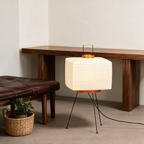 Origami Washi Table Lamp — shelf lifestyle