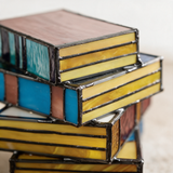 Novella Stained-Glass Table Lamp — detail