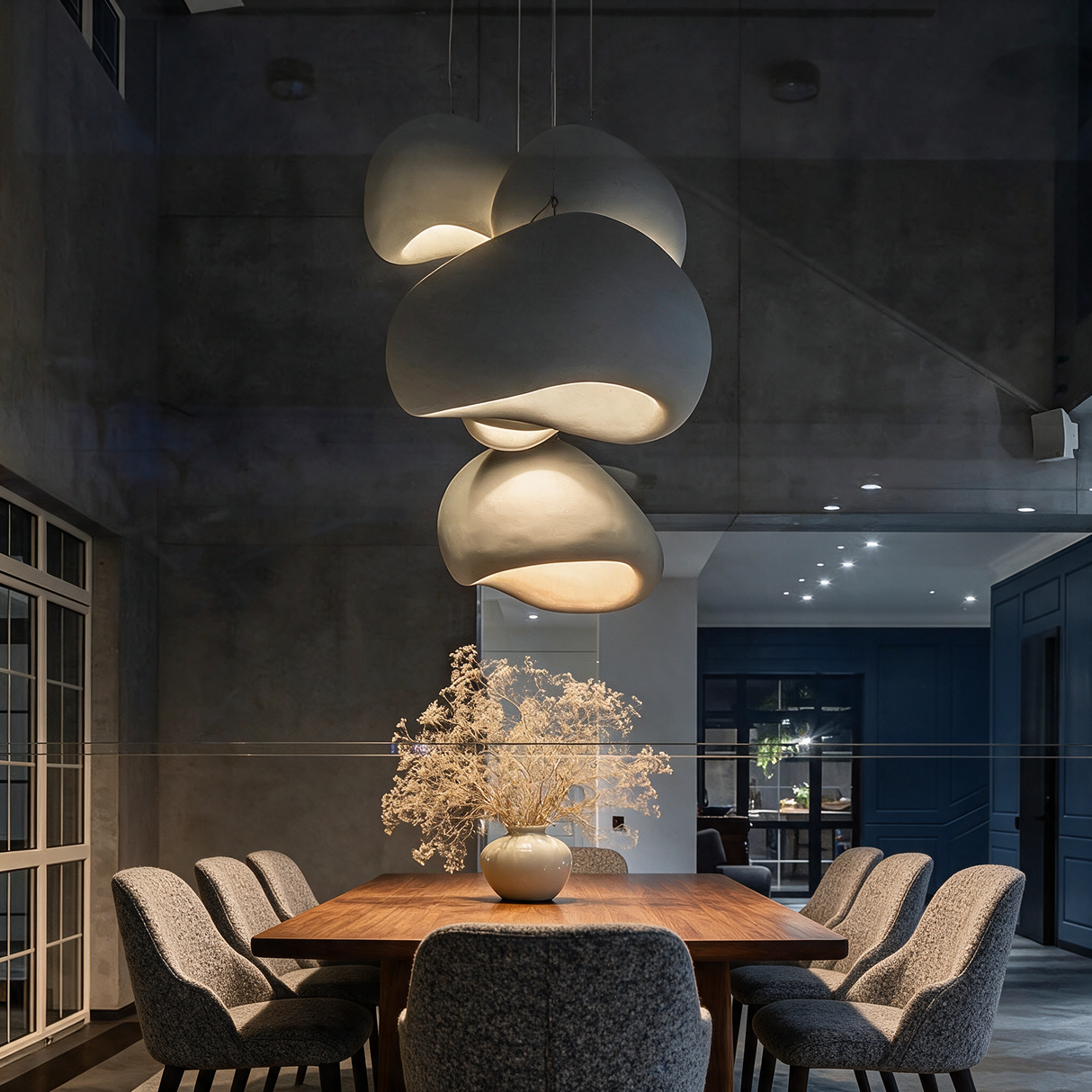 Nara Dome Pendant Light — dining floral lifestyle