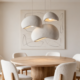 Nara Dome Pendant Light — round table lifestyle