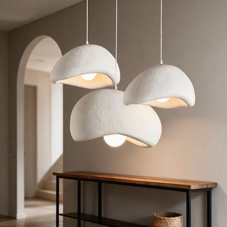 Nara Dome Pendant Light — stairwell lifestyle