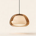 Amber Glass Pendant Light — Bright Amber main