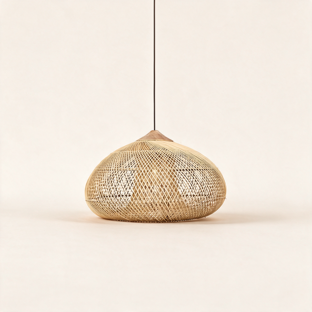 Java Rattan Pendant Light — Natural wood Natural rattan main