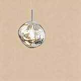 Magma Glass Cluster Pendant — Silver 15-inch hero