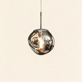 Magma Glass Cluster Pendant — Smoke Gray 11-inch hero