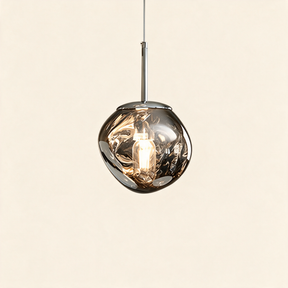 Magma Glass Cluster Pendant — Smoke Gray 11-inch hero
