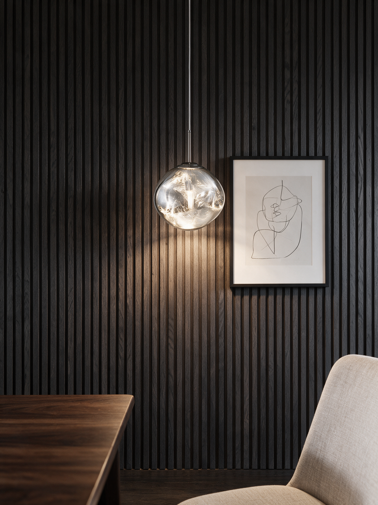 Magma Glass Cluster Pendant — dining lifestyle