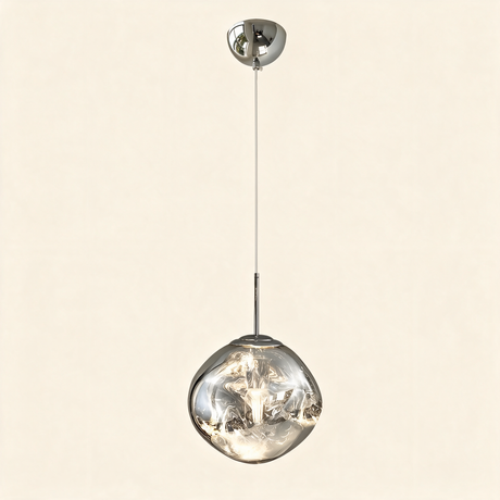 Magma Glass Cluster Pendant — texture detail