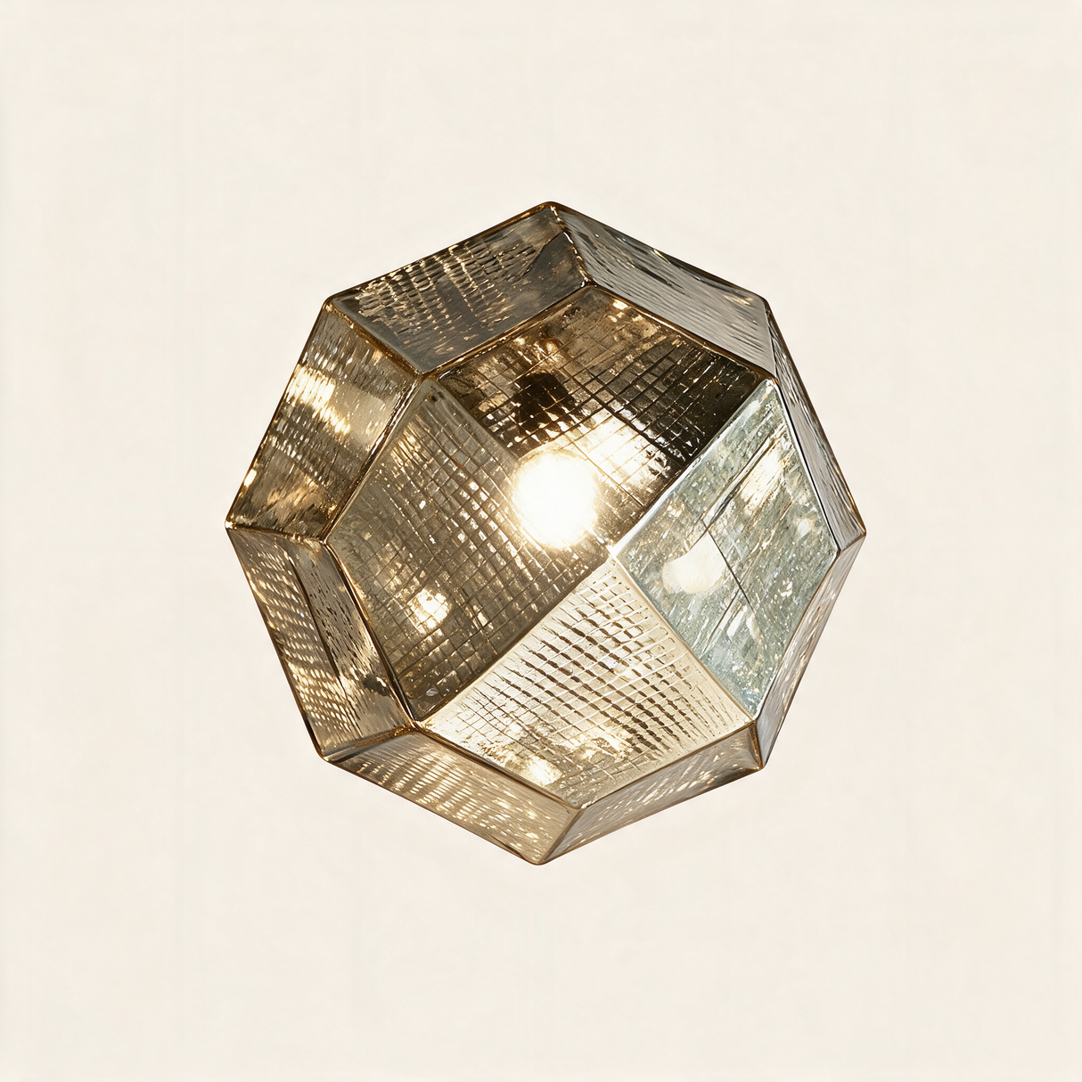 Aurora Geometric Pendant Light — Silver hero