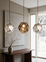 Aurora Geometric Pendant Light — entryway lifestyle