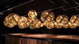 Aurora Geometric Pendant Light — restaurant bar lifestyle