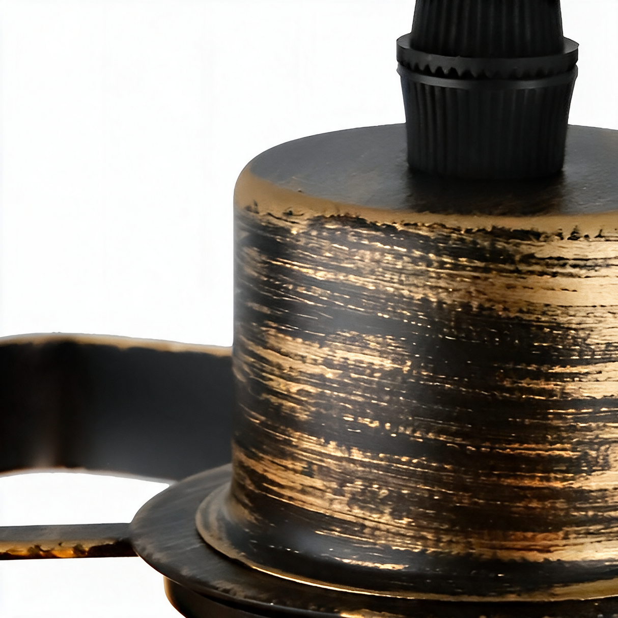 Twist Ribbon Pendant Light — ribbon surface detail