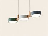 Beam Linear Pendant Light — Multi White/Gray/Green hero