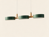 Beam Linear Pendant Light — solid Green hero