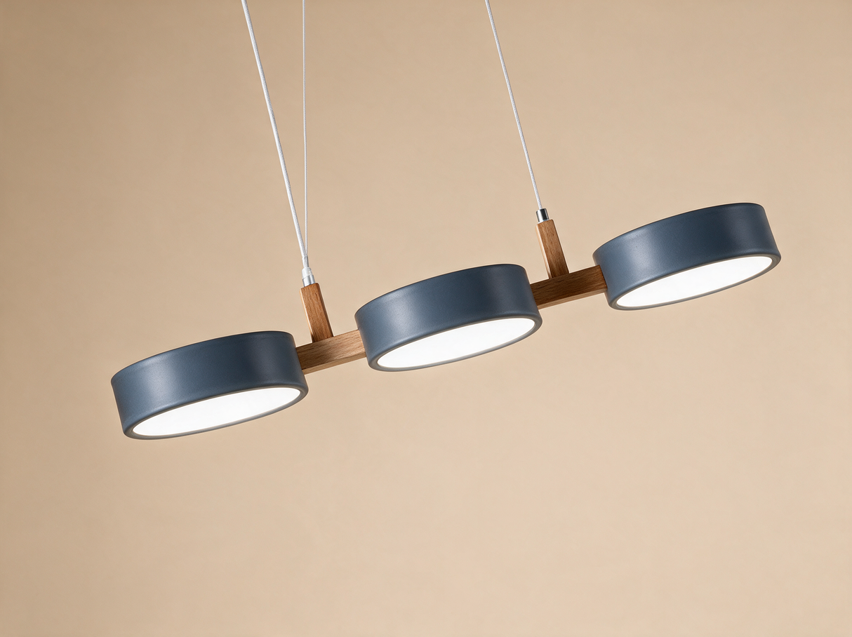 Beam Linear Pendant Light — solid Gray hero