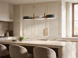Beam Linear Pendant Light — kitchen island lifestyle
