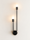 Dual Glow Wall Sconce - hero product shot (black)