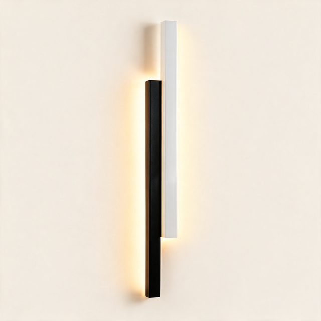 Vertical Strip Wall Sconce - detail close-up
