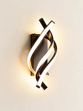 Spiral Wall Sconce - hero product shot (black)