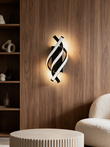 Spiral Wall Sconce - lifestyle image in living room