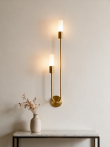Dual Glow Wall Sconce - lifestyle image in entryway