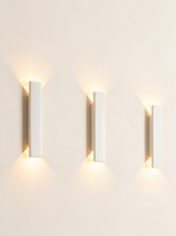Meridian Outdoor Wall Sconce - hero product shot (white)