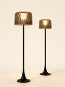 Willow Solar Floor Lamp - hero product shot (black)