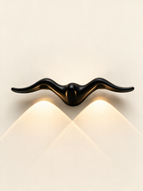 Aurelia Silhouette Wall Sconce - hero product shot (seagull, black)