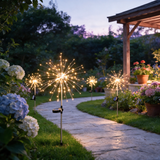 Sparkler Solar Garden Light - lifestyle image pathway at dusk