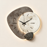Eclipse Stone Wall Clock - hero product shot (Model C)