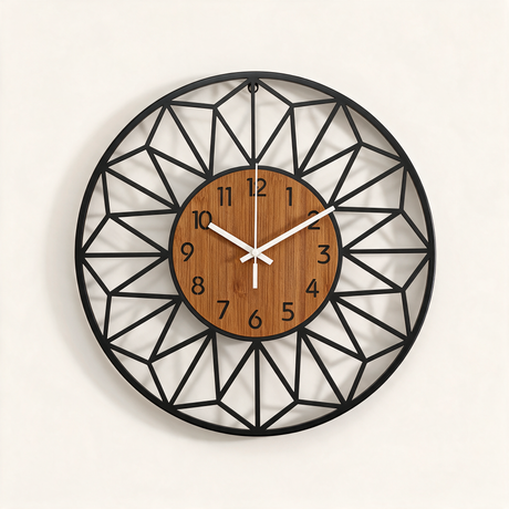 Prism Lattice Wall Clock - hero product shot