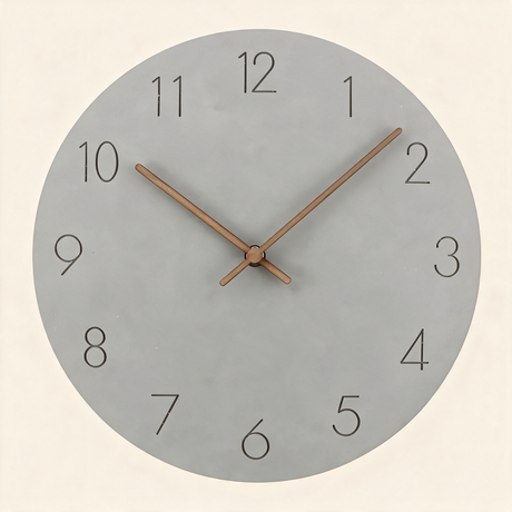 Hue Minimalist Wall Clock - hero product shot