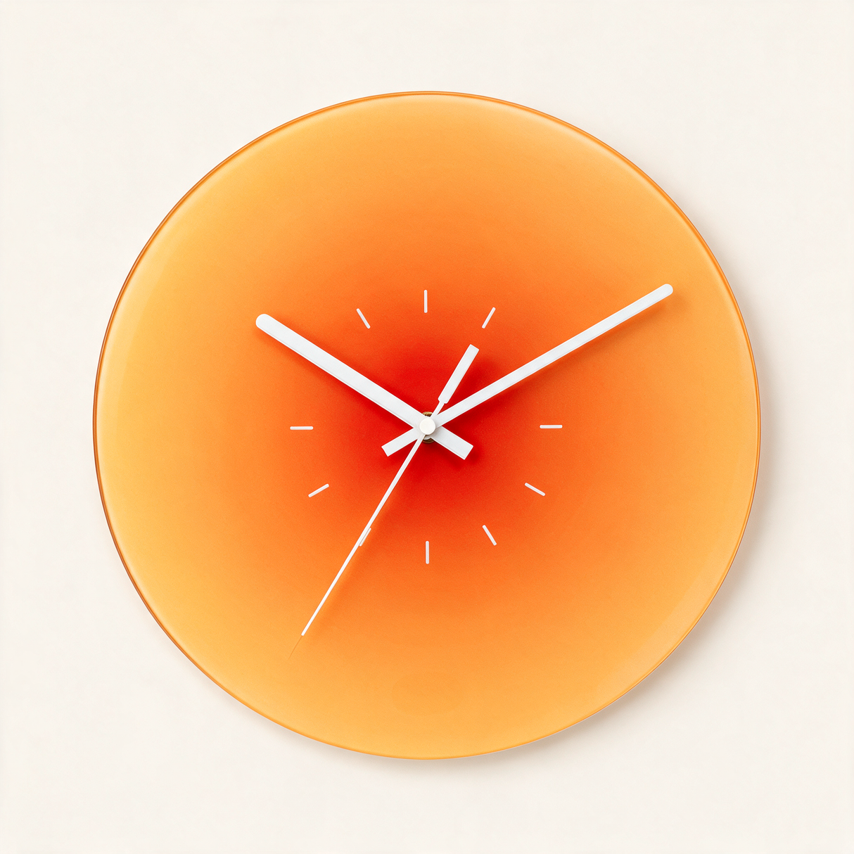 Aurora Gradient Wall Clock - hero product shot