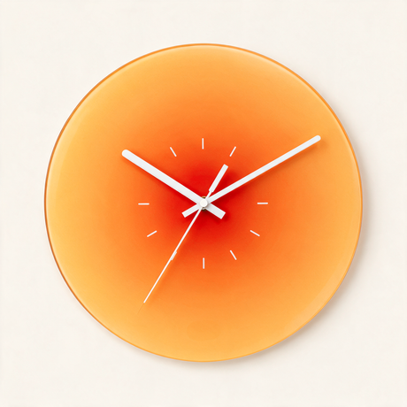 Aurora Gradient Wall Clock - hero product shot