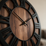Ridgeline Wall Clock - macro detail shot