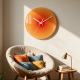 Aurora Gradient Wall Clock - lifestyle image above reading nook