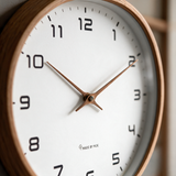 Birchwood Wall Clock - macro detail shot