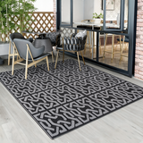 Drift Geometric Outdoor Rug hero