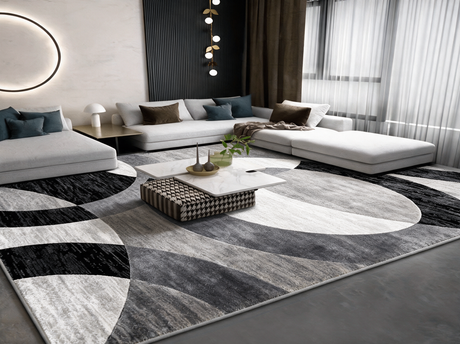 Halo Velvet Area Rug lifestyle